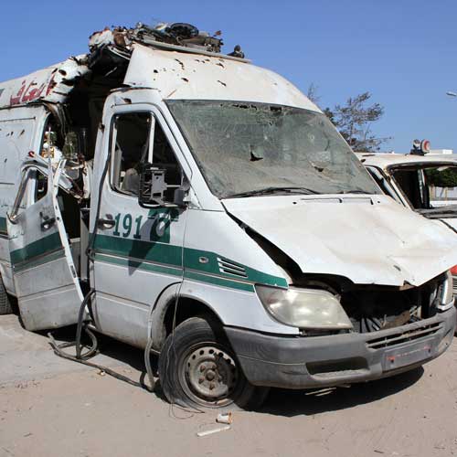 Medical transport under fire*Hospitals and healthcare facilities in conflict zones regularly see acts of violence, but medical transport in many countries also comes under attack. Chaim Rafalowski, Romeo Paredes and Agnieska Cholewinska outline strategies to counter this