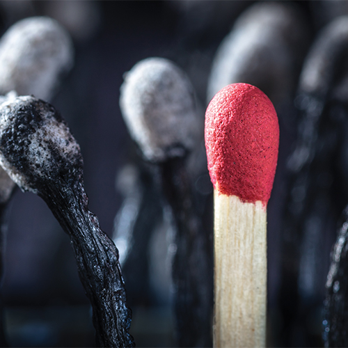 Leaders in flames*Burnout is not only about the front lines, says Eric McNulty. Here’s how to be ready to lead when it matters most